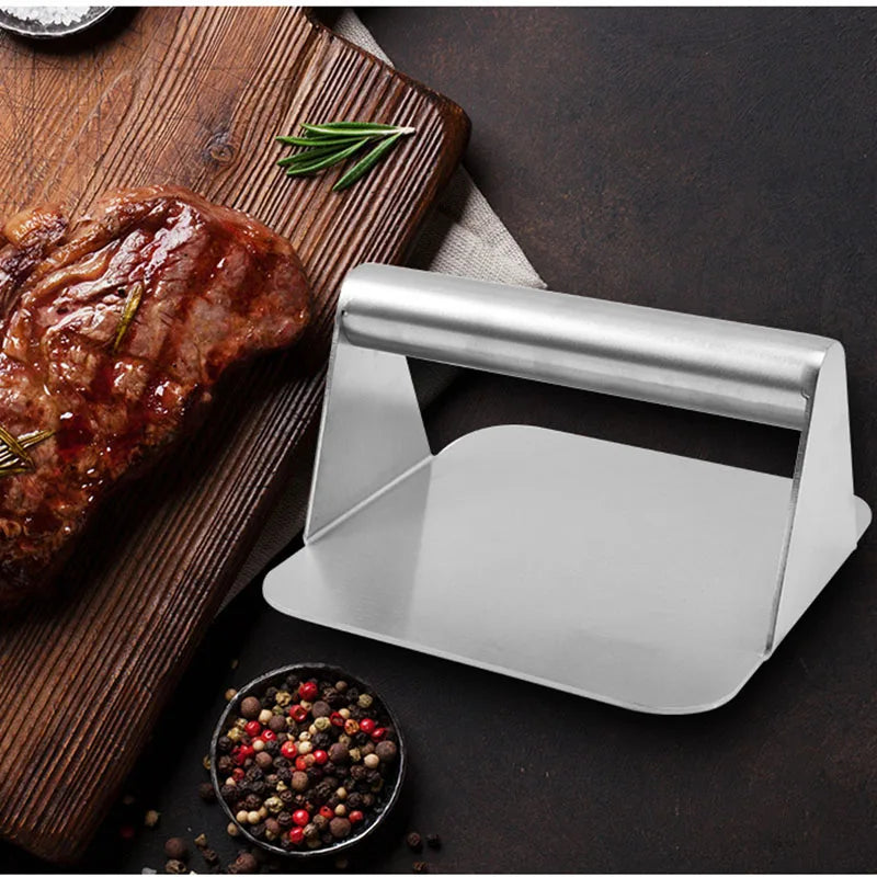 Stainless Steel Hamburger Meat Press