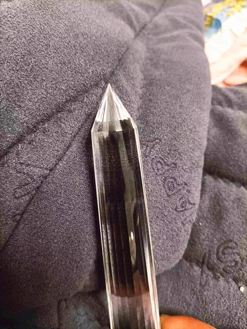 Vogel style quartz Crystal wand
