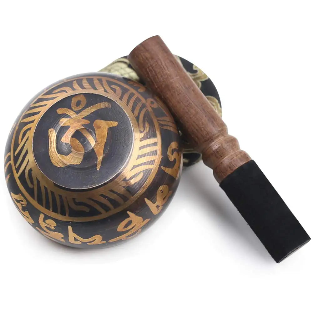Tibetan Singing Bowl Set Lotus