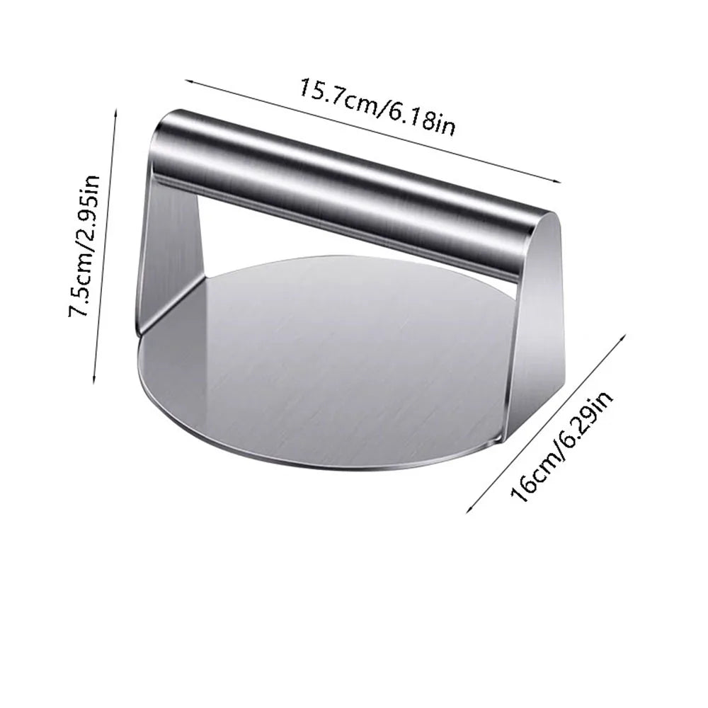 Stainless Steel Hamburger Meat Press