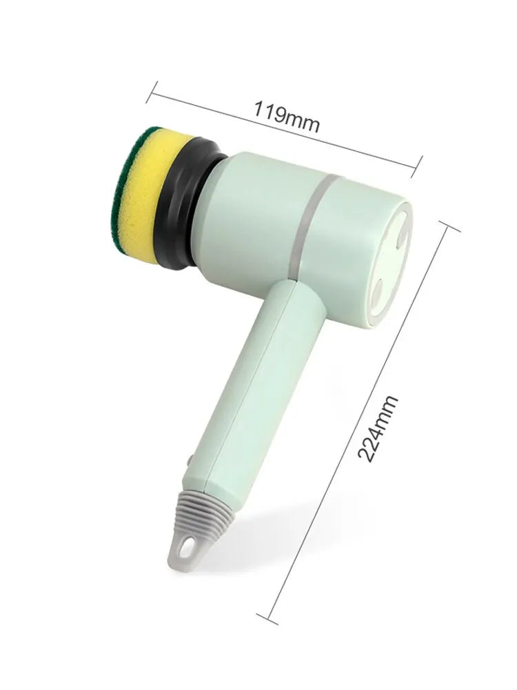 Electric Rotary Scrubber for Washing Dishes
