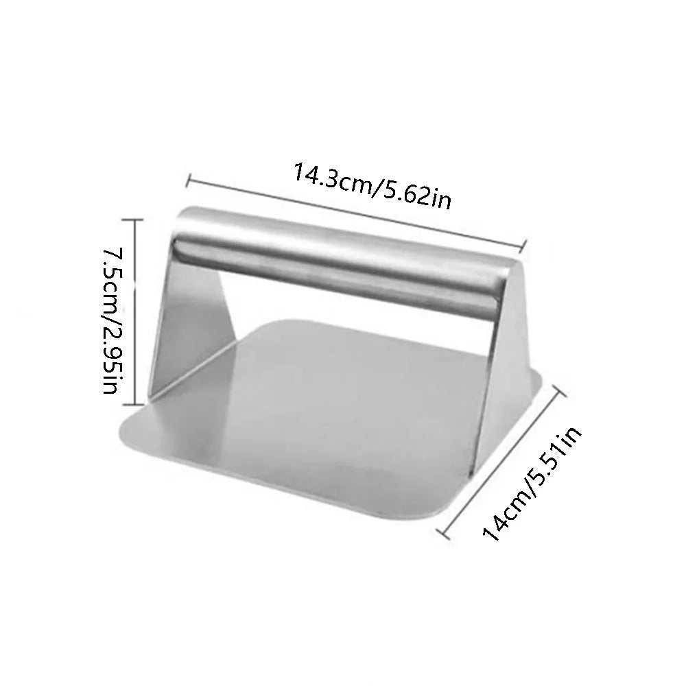 Stainless Steel Hamburger Meat Press