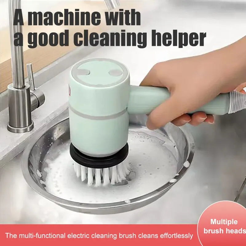 Electric Rotary Scrubber for Washing Dishes