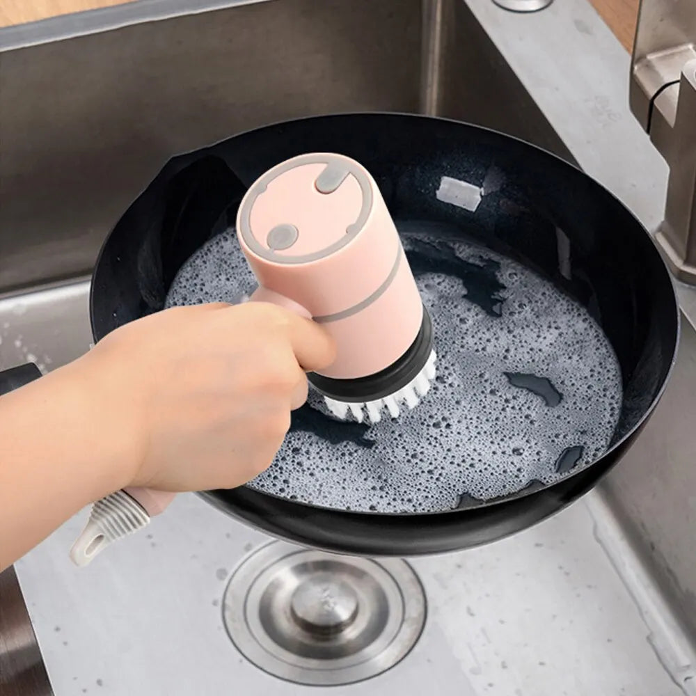 Electric Rotary Scrubber for Washing Dishes