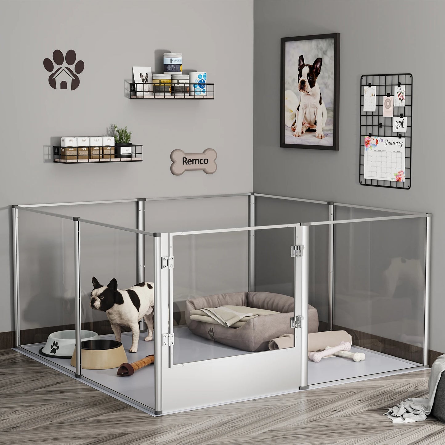 Acrylic Dog Playpen Fence