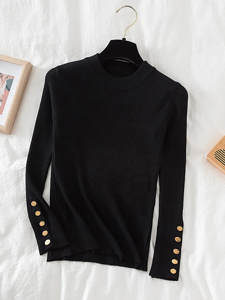 Women thick sweater pullovers