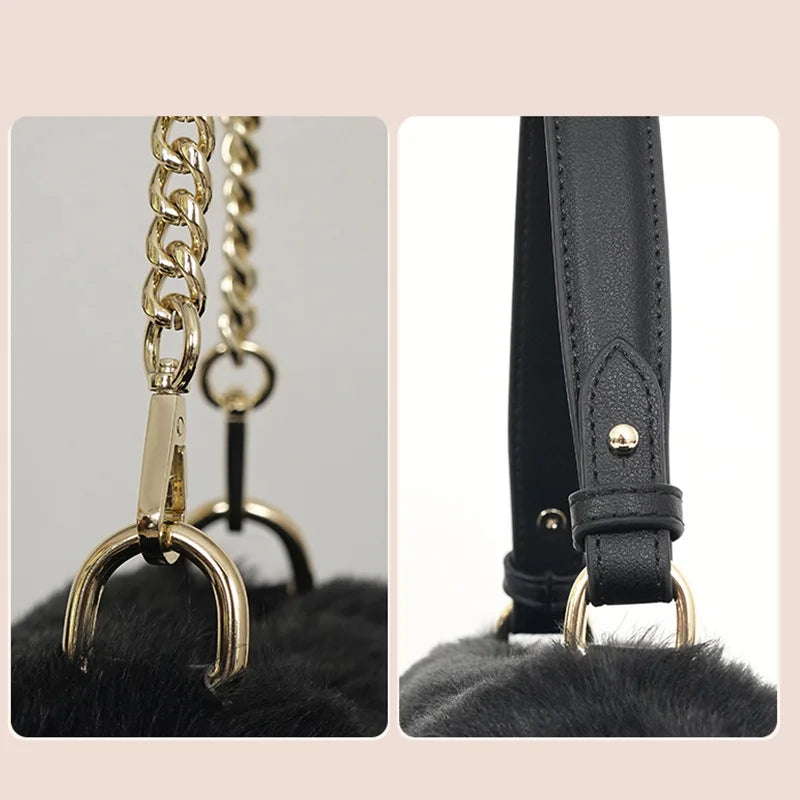 Luxury Mini Cute Black Cat Bag  Women's Leather Handbags