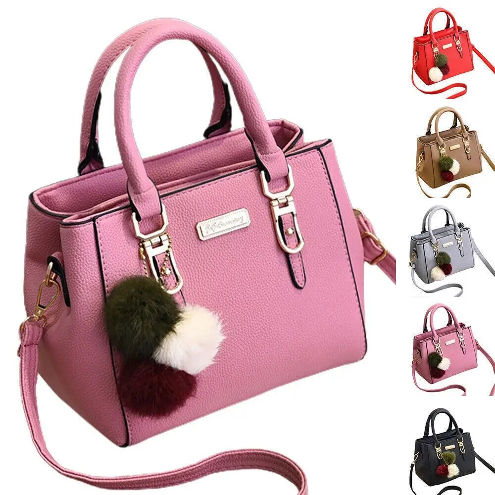 Ladies Fashion Handbag Shoulder Purse Leather