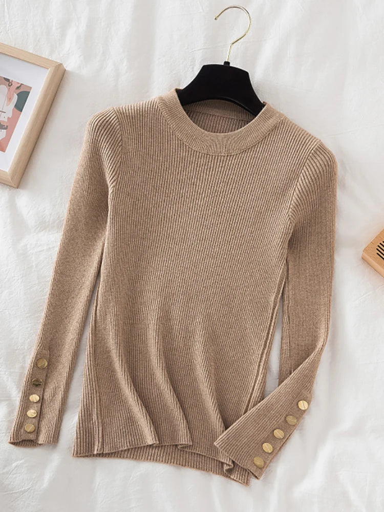 Women thick sweater pullovers