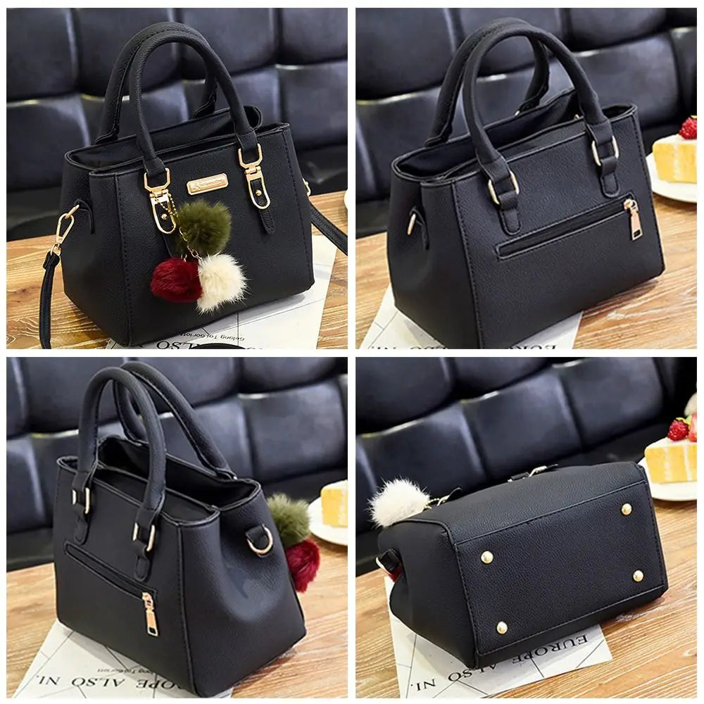 Ladies Fashion Handbag Shoulder Purse Leather