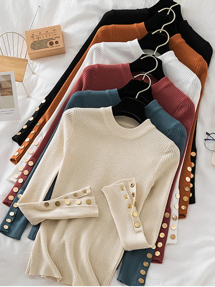 Women thick sweater pullovers