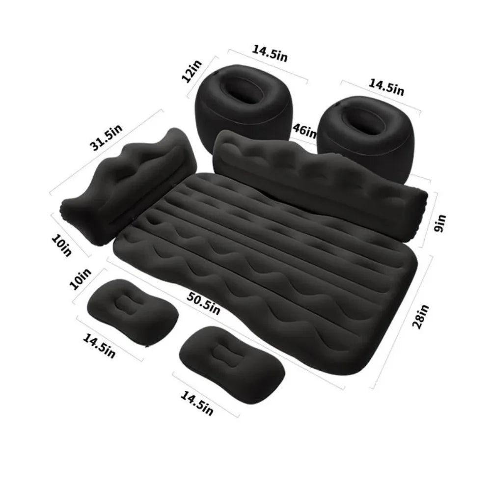 Inflatable Air Mattress with Sides for Car Camping