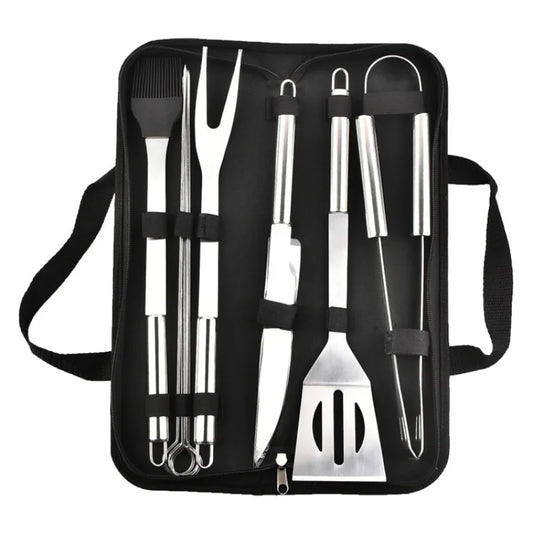 Stainless Steel BBQ Tool Set with Apron